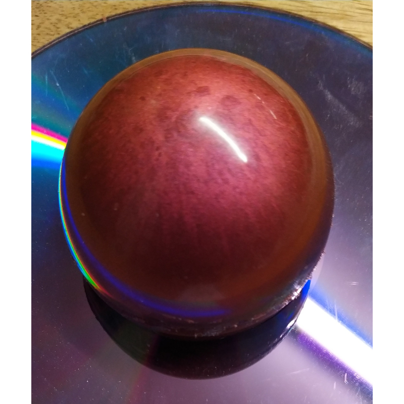 pigment kameleon mauve met rood oranje gele shine 3gr.